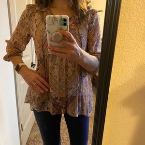Knox Rose flowy boho blouse